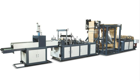 Machine de fabrication de sacs de scellement automatique de 22 kW avec perforateur de trous d'air en option