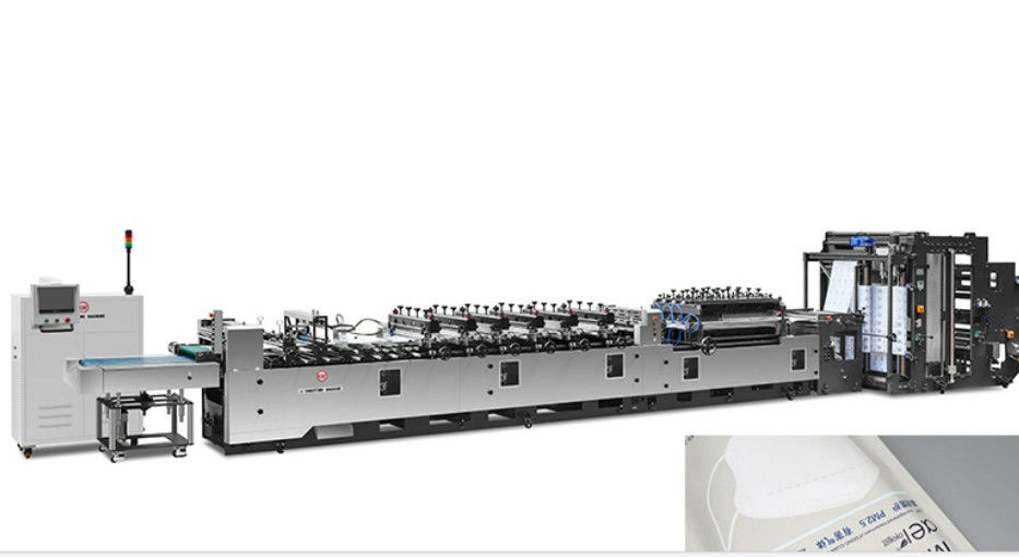 Centre de commande PLC Machine de fabrication de sacs pour sacs Longueur 50-600 mm Largeur 50-400 mm