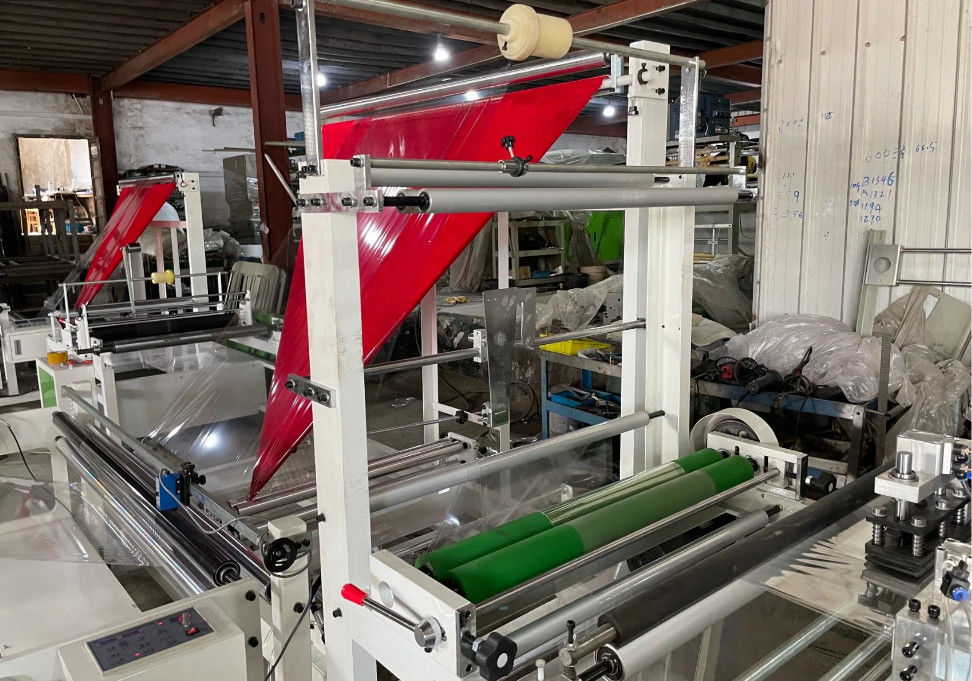 Machine de fabrication de sacs à haute vitesse entièrement automatique 22kw avec compresseur d'air 5HP